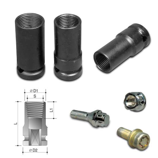 Головка 1/2" для секреток ударная Головка 1/2" для секреток ударная