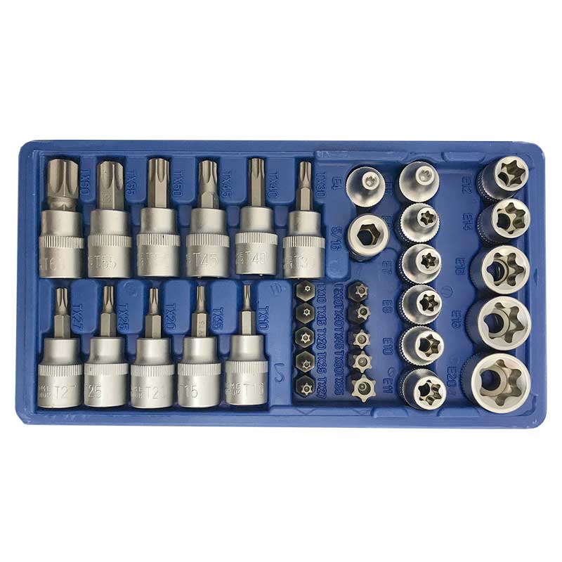 Набор головок 1/4", 3/8" и бит TORX