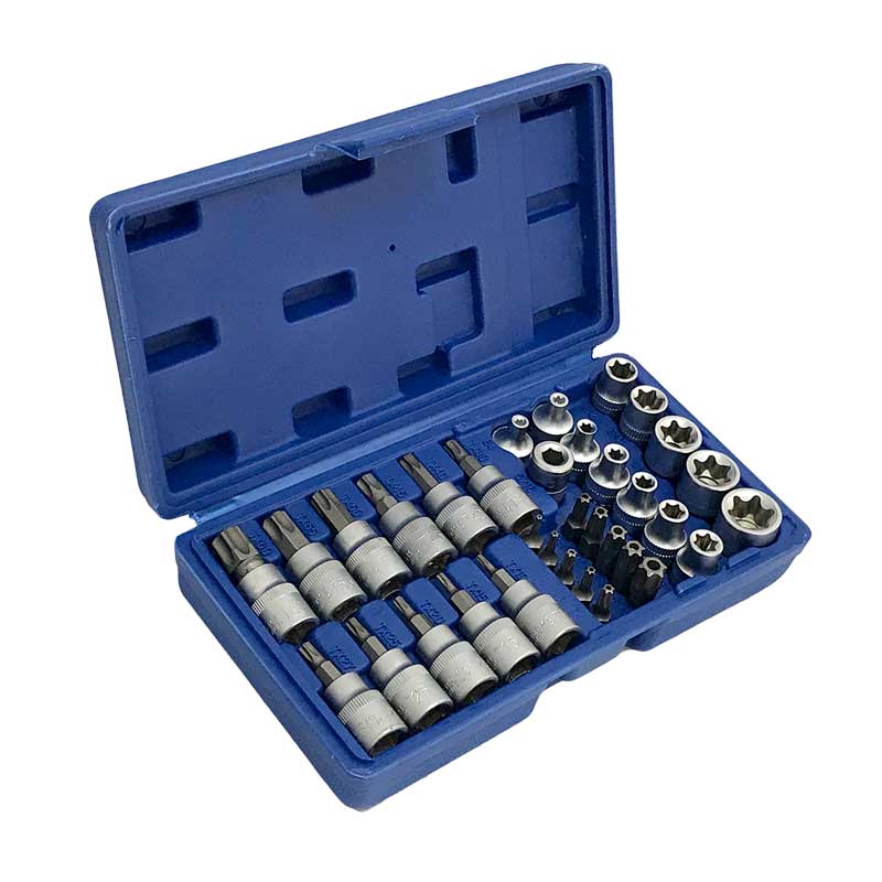 Набор головок 1/4", 3/8" и бит TORX