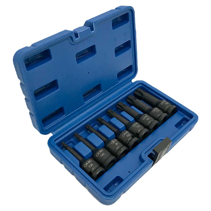 Набор головок 1/2" TORX 8пр.