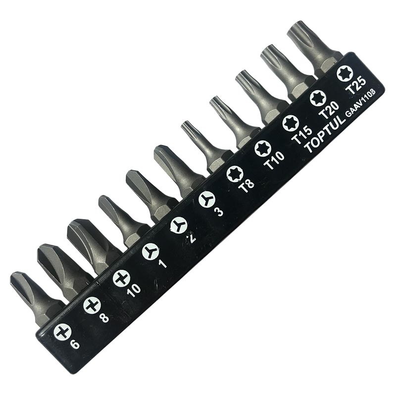 Набор бит 1/4" 11шт. Набор бит 1/4" 11шт.
