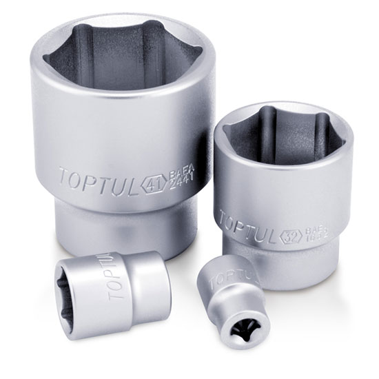 Головка торцевая 1/4" 4~14мм